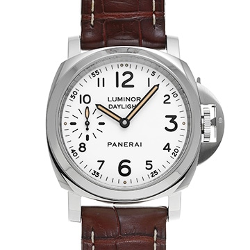パネライ ルミノール 8デイズ ブラックシール 世界限定500本 PAM00602 ホワイト メンズ 時計 【中古】【wristwatch】