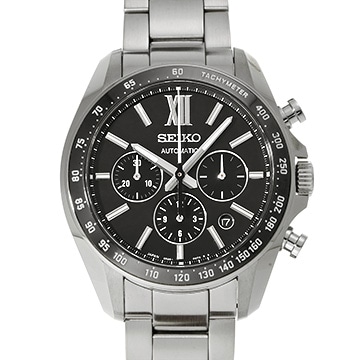 セイコー ブライツ メカニカル クロノグラフ SDGZ003 ブラック メンズ 時計 【中古】【wristwatch】