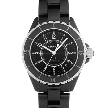 シャネル J12 38MM H0685 ブラックラッカー メンズ 時計 【中古】【wristwatch】