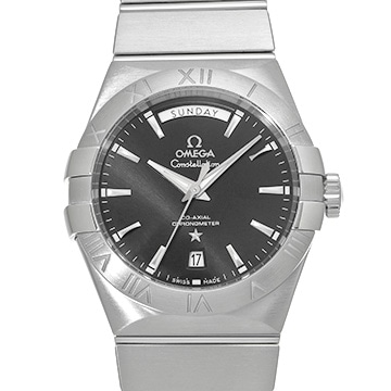 オメガ コンステレーション コーアクシャル クロノメーター デイ デイト 123.10.38.22.01.001 ブラック メンズ 時計 【新品】【wristwatch】