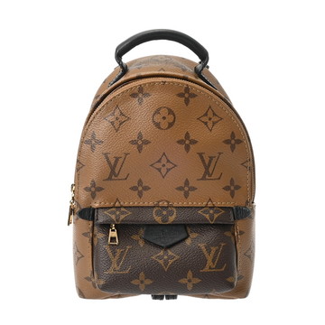 ルイ ヴィトン モノグラムリバース パームスプリングバックパックMINI 新型 ブラウン M44872 モノグラムキャンバス レディース バッグ 【中古】【bag】