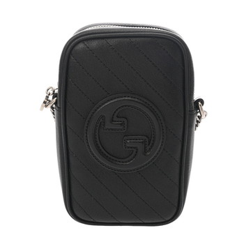 グッチ GGブロンディ ショルダーバッグ ブラック 760315･0416 レザー ユニセックス バッグ 【中古】【bag】