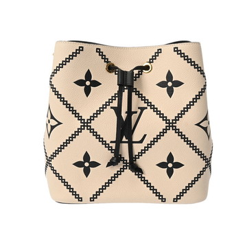 ルイ ヴィトン モノグラムアンプラント ネオノエ MM 2WAY クレーム M46023 レザー レディース バッグ 【中古】【bag】