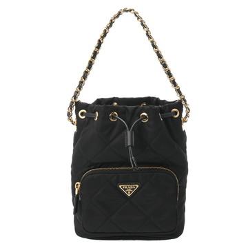 プラダ Re-Nylonショルダーバッグ ブラック 1BH038 ナイロン レディース バッグ 【中古】【bag】