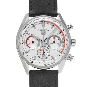 タグ ホイヤー カレラ クロノスプリント × ポルシェ キャリバーTH20-08 CBS2011.FC6529 シルバー メンズ 時計 【中古】【wristwatch】