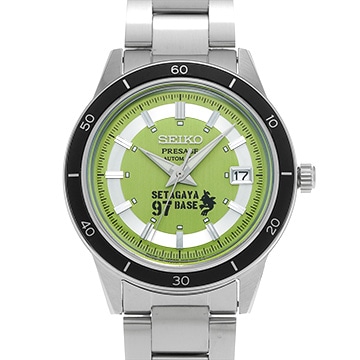 セイコー プレサージュ 所ジョージの世田谷ベース コラボレーション限定モデル SARY225 グリーン メンズ 時計 【中古】【wristwatch】