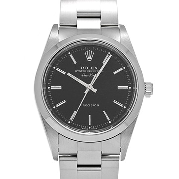 ロレックス エアキング 14000M ブラック メンズ 時計 【中古】【wristwatch】