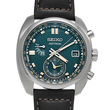 セイコー アストロン SBXY007 ダークブルー メンズ 時計 【中古】【wristwatch】