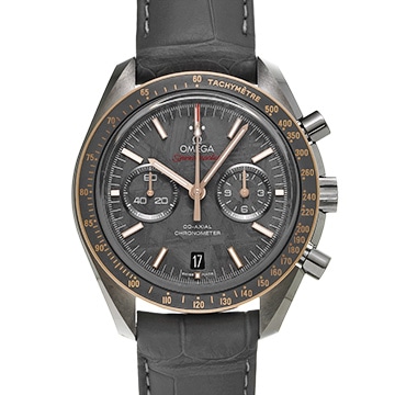 オメガ スピードマスター ダーク サイド オブ ザ ムーン コーアクシャル メテオライト 311.63.44.51.99.001 メテオライト メンズ 時計 【中古】【wristwatch】