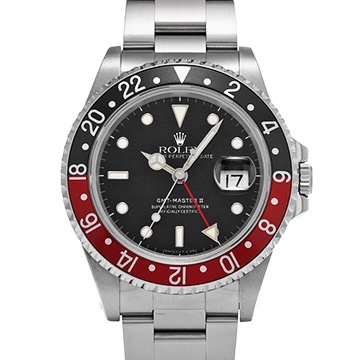 ロレックス GMTマスターII 16710 ブラック メンズ 時計 【中古】【wristwatch】