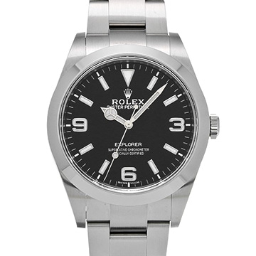 ロレックス エクスプローラー 214270 ブラック メンズ 時計 【中古】【wristwatch】