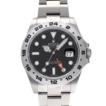 ロレックス エクスプローラーII 216570 ブラック メンズ 時計 【中古】【wristwatch】