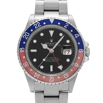 ロレックス GMTマスターII 16710 ブラック メンズ 時計 【中古】【wristwatch】