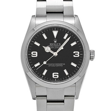 ロレックス エクスプローラー 114270 ブラック メンズ 時計 【中古】【wristwatch】