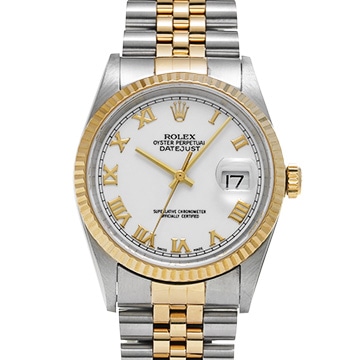 ロレックス デイトジャスト 16233 ホワイト メンズ 時計 【中古】【wristwatch】