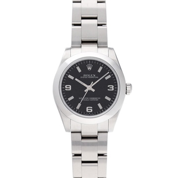 ロレックス オイスターパーペチュアル 31 177200 ブラック ユニセックス 時計 【中古】【wristwatch】
