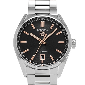 タグ ホイヤー カレラ キャリバー5 WBN2113.BA0639 ブラック メンズ 時計 【中古】【wristwatch】