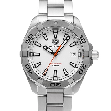 タグ ホイヤー アクアレーサー キャリバー5 WBD1111.BA0928 ホワイト メンズ 時計 【中古】【wristwatch】