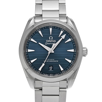 オメガ シーマスター アクアテラ コーアクシャル マスタークロノメーター 220.10.38.20.03.001 ブルー メンズ 時計 【中古】【wristwatch】