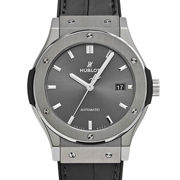 ウブロ クラシックフュージョン チタニウム レーシンググレー 542.NX.7071.LR グレー メンズ 時計 【中古】【wristwatch】