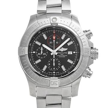 ブライトリング スーパーアベンジャー クロノグラフ 48 A13375101B1A1 ブラック メンズ 時計 【中古】【wristwatch】