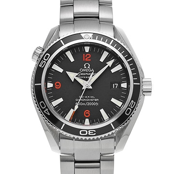 オメガ シーマスター プラネットオーシャン 600 コーアクシャル 2201.51 ブラック メンズ 時計 【中古】【wristwatch】