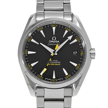 オメガ シーマスター アクアテラ コーアクシャル 15,000ガウス 231.10.42.21.01.002 ブラック メンズ 時計 【中古】【wristwatch】