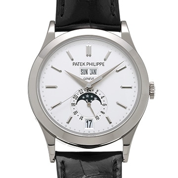 パテック フィリップ アニュアルカレンダー ムーンフェイズ 5396G-011 シルバー メンズ 時計 【中古】【wristwatch】