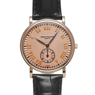 パテック フィリップ カラトラバ 5022R-001 ピンク/ギョーシェ メンズ 時計 【中古】【wristwatch】