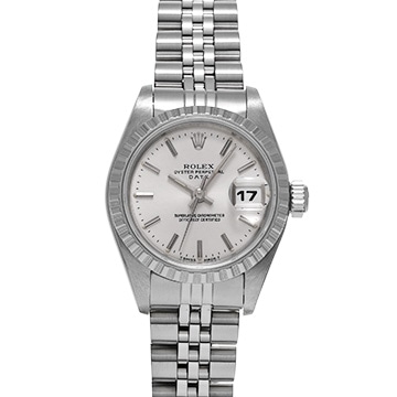 ロレックス オイスターパーペチュアル デイト 69240 シルバー レディース 時計 【中古】【wristwatch】