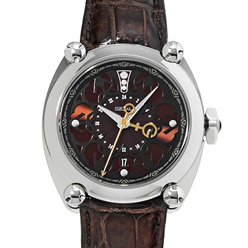 セイコー ガランテ リミテッド エディション SBLM009 ワインレッド/ブラック メンズ 時計 【中古】【wristwatch】