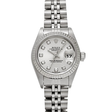 ロレックス デイトジャスト 79174G シルバー/ダイヤモンド レディース 時計 【中古】【wristwatch】