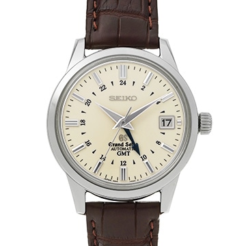 グランドセイコー ヘリテージコレクション GMT SBGM021 アイボリー メンズ 時計 【中古】【wristwatch】