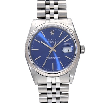 ロレックス デイトジャスト 16234 ブルー メンズ 時計 【中古】【wristwatch】