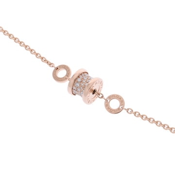 ブルガリ B.ZERO1 ブレスレット パヴェ ゴールド 350896 K18ピンクゴールド PG レディース ジュエリー 【中古】【jewelry】