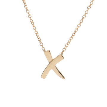 ティファニー キスネックレス ゴールド K18イエローゴールド YG レディース ジュエリー 【中古】【jewelry】