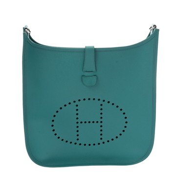 エルメス エヴリン3 GM ブルーパオン ヴォーエプソン レディース バッグ 【中古】【bag】