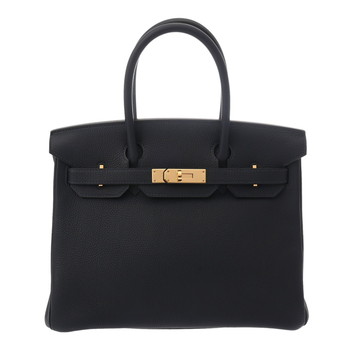 エルメス バーキン 30 ブルーニュイ トゴ レディース バッグ 【中古】【bag】