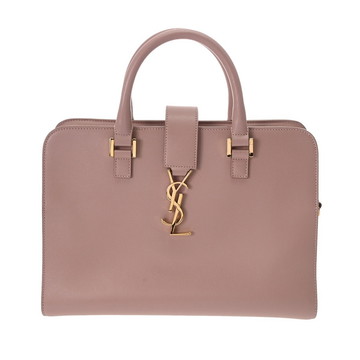 サンローラン ベイビーカバス 2WAY ピンクベージュ ARS472469Y 0417 スムースカーフ レディース バッグ 【中古】【bag】