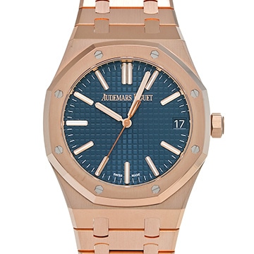 オーデマ ピゲ ロイヤルオーク オートマティック 50周年記念 15510OR.OO.1320OR.01 ブルー メンズ 時計 【中古】【wristwatch】