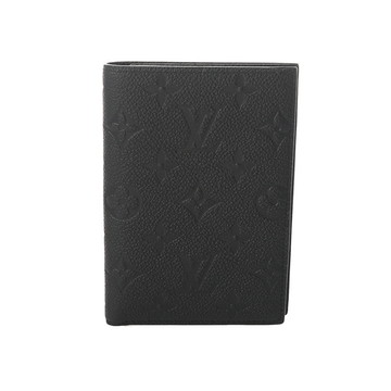 ルイ ヴィトン モノグラムアンプラント クーヴェルテュール パスポール NM ノワール M63914 レザー ユニセックス 【中古】【other】