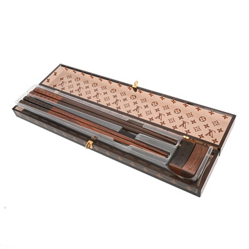 ルイ ヴィトン モノグラム バゲット チョップスティックセット 25周年記念VIP限定 ブラウン M99171 ウッド ユニセックス 【中古】【other】