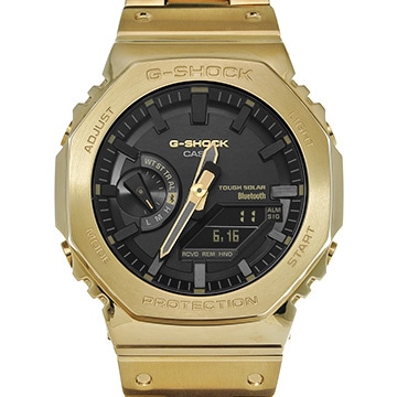 カシオ G-SHOCK 2100シリーズ フルメタル GM-B2100GD-9AJF ブラック メンズ 時計 【中古】【wristwatch】