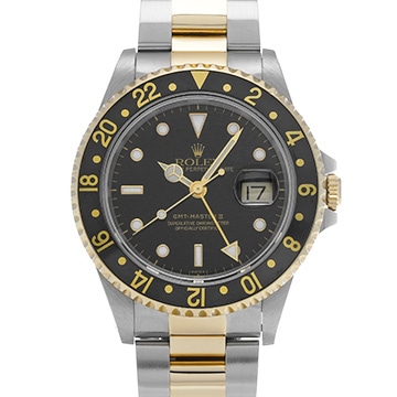 ロレックス GMTマスターII 16713 ブラック メンズ 時計 【中古】【wristwatch】
