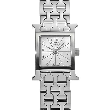 エルメス Hウォッチ ミニ HH1.110 ホワイトシェル レディース 時計 【中古】【wristwatch】
