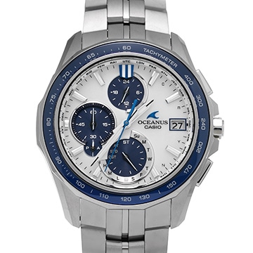 カシオ オシアナス マンタ OCW-S7000D-7AJF ホワイト メンズ 時計 【中古】【wristwatch】
