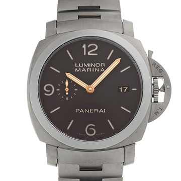 パネライ ルミノールマリーナ 1950 3デイズ オートマティック チタニオ PAM00352 ブラウン メンズ 時計 【中古】【wristwatch】
