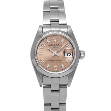 ロレックス オイスターパーペチュアル デイト 79160 ピンク レディース 時計 【中古】【wristwatch】