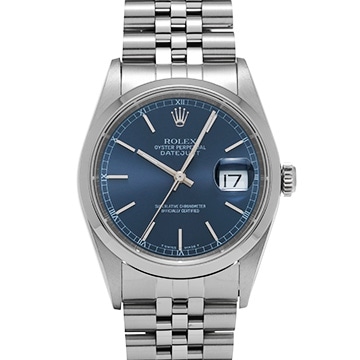 ロレックス デイトジャスト 36 16200 ブルー メンズ 時計 【中古】【wristwatch】