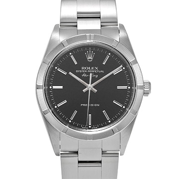 ロレックス エアキング 14010 ブラック メンズ 時計 【中古】【wristwatch】